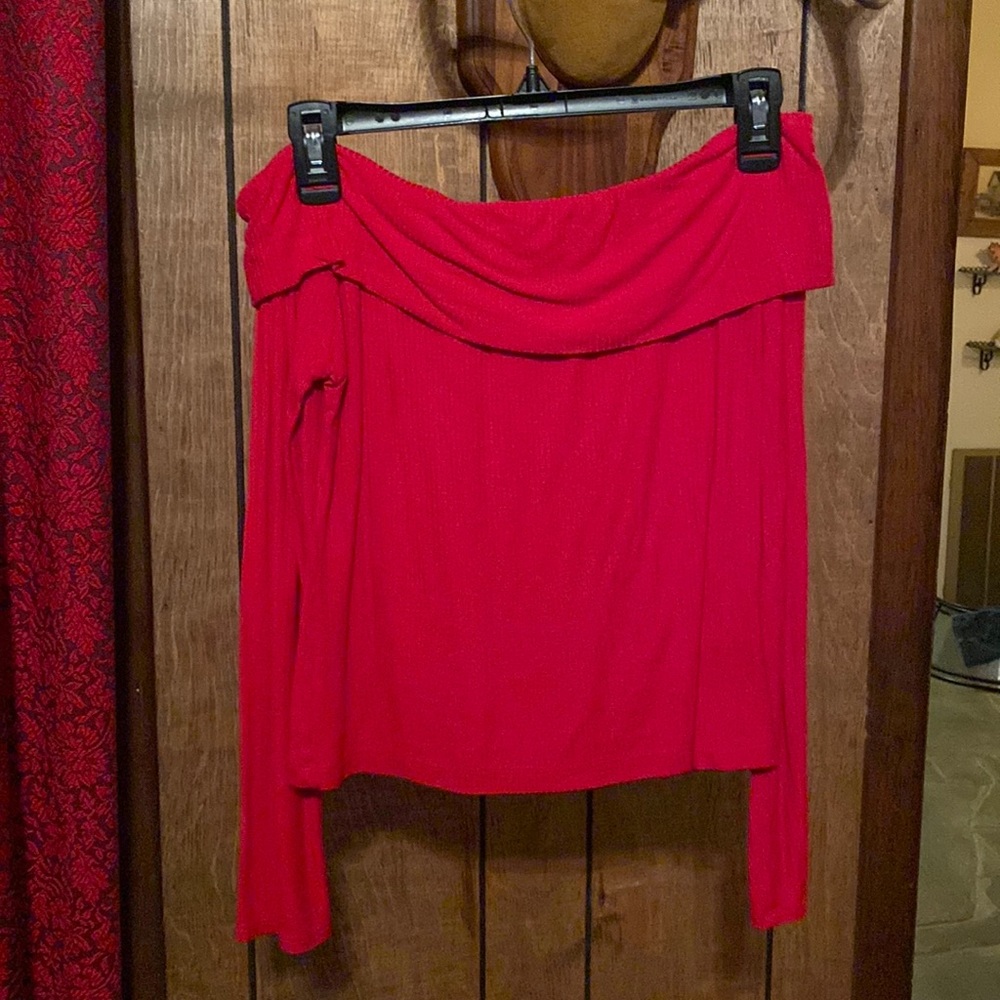 Off the shoulder shirt